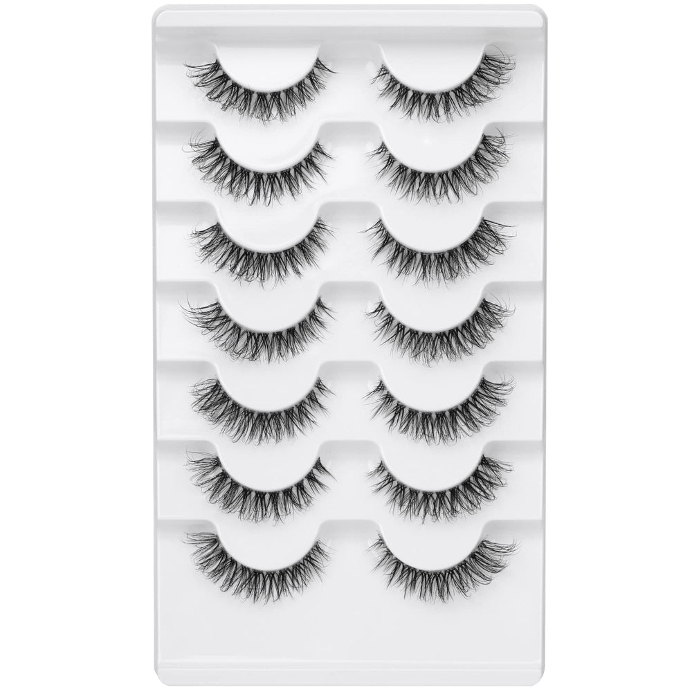 Set de 7 pares JIMIRE Demi-wispies para variedad de estilos.