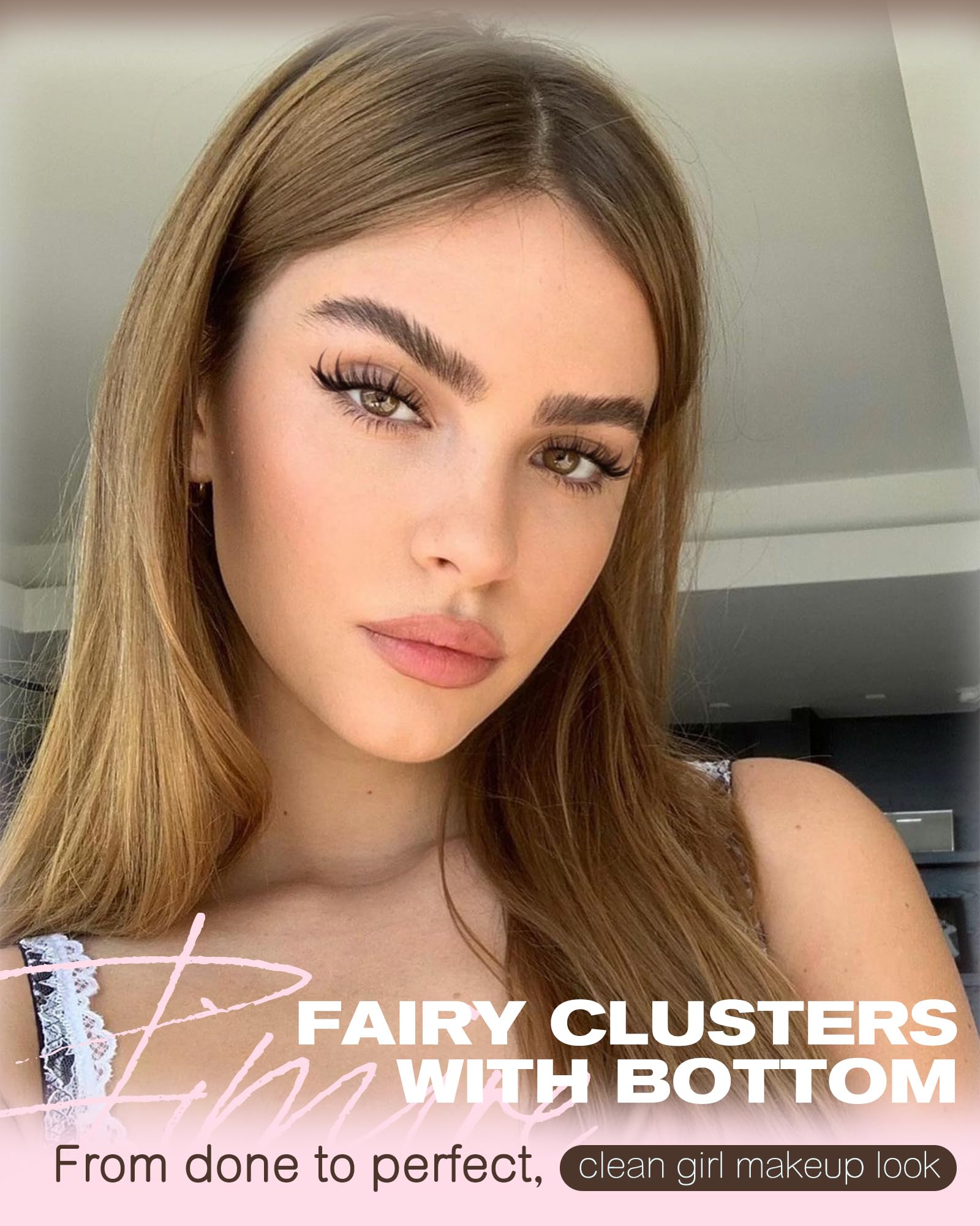 Jimire Manga Lash Clusters con puntas espinosas para un aspecto texturizado.