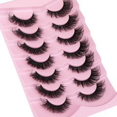Pestañas JIMIRE visón sintéticas volumen denso para un look más profundo