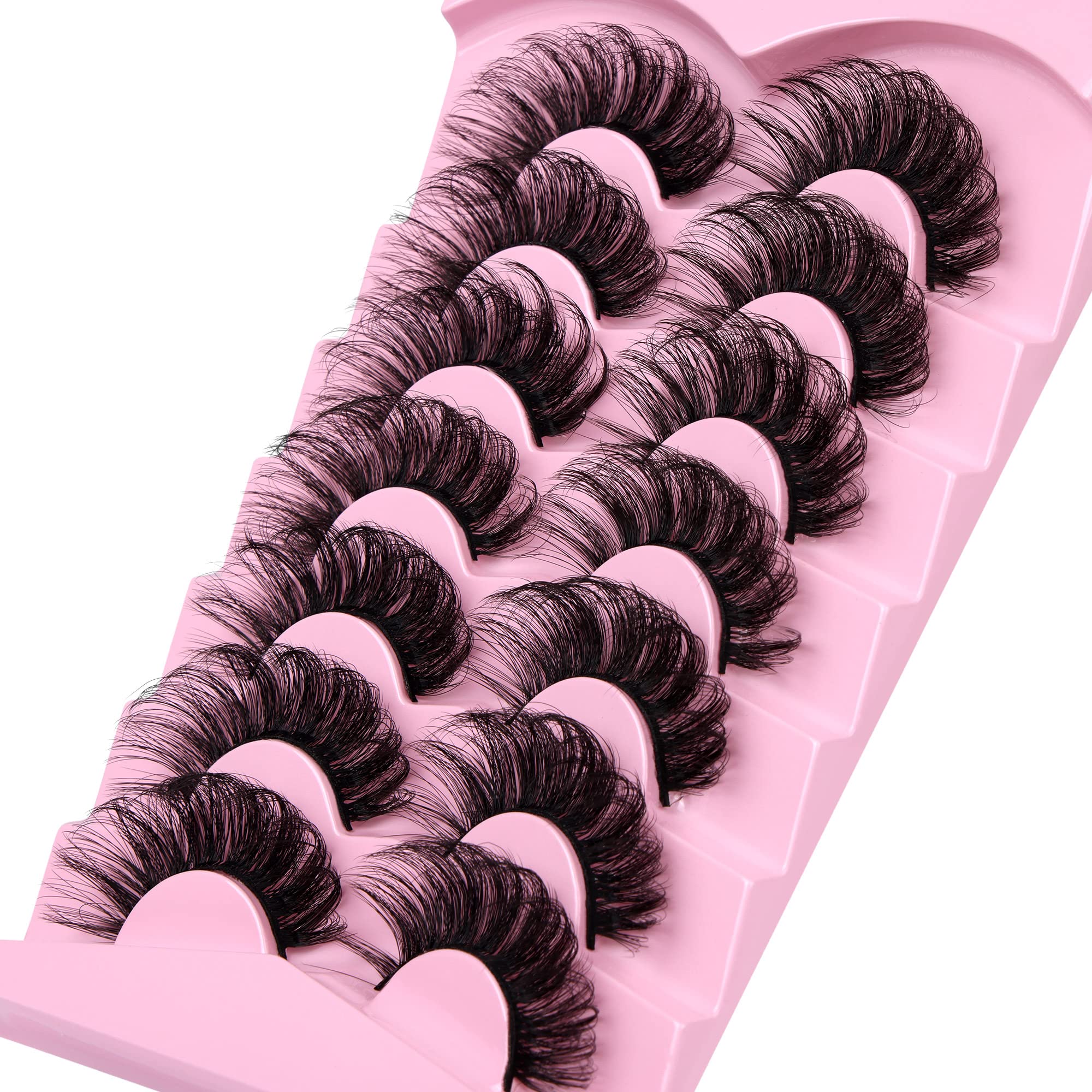 Pestanas JIMIRE de pelo sintetico con soporte estable para duracion y forma.