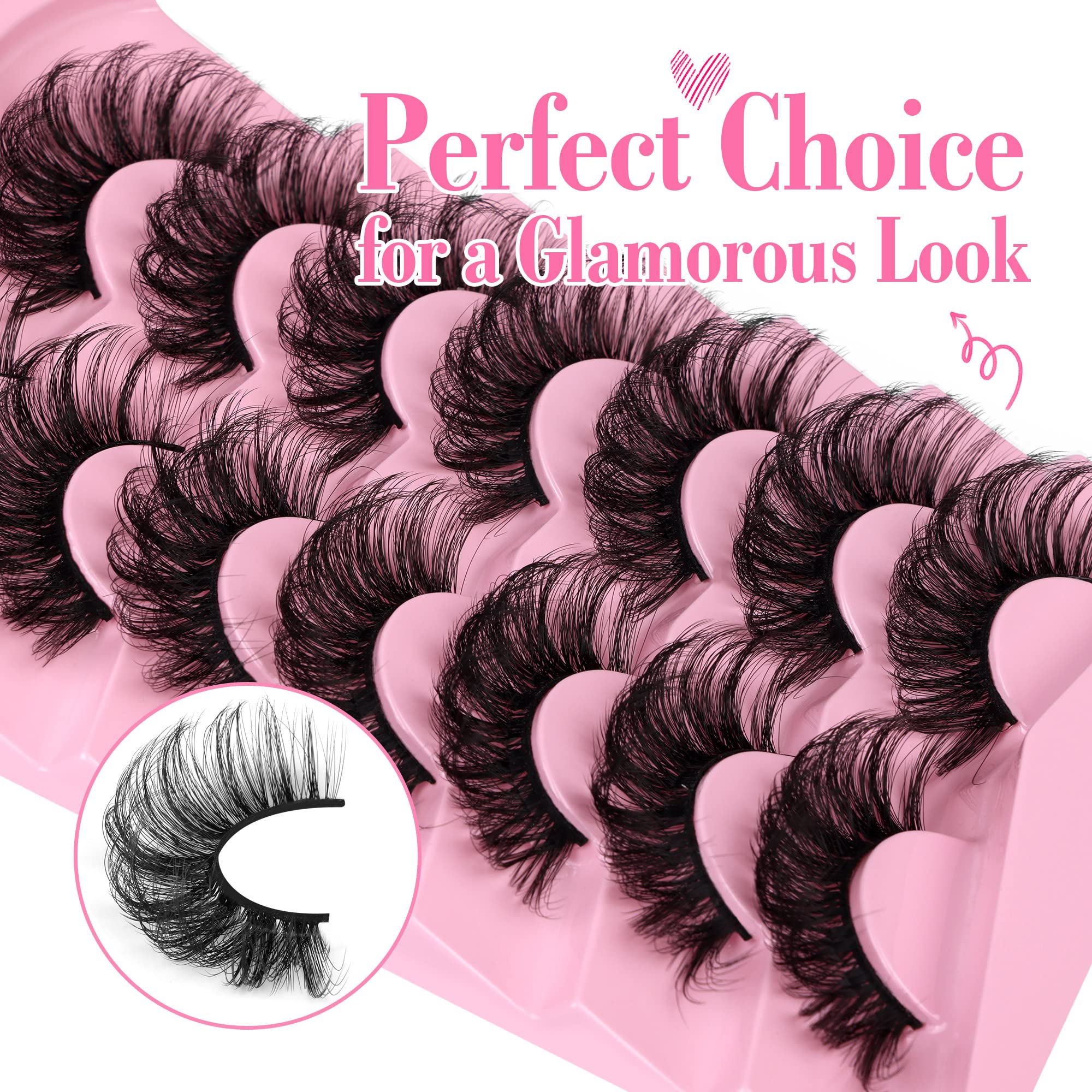 Pestanas JIMIRE mink con volumen esponjoso para un look calido y duradero.