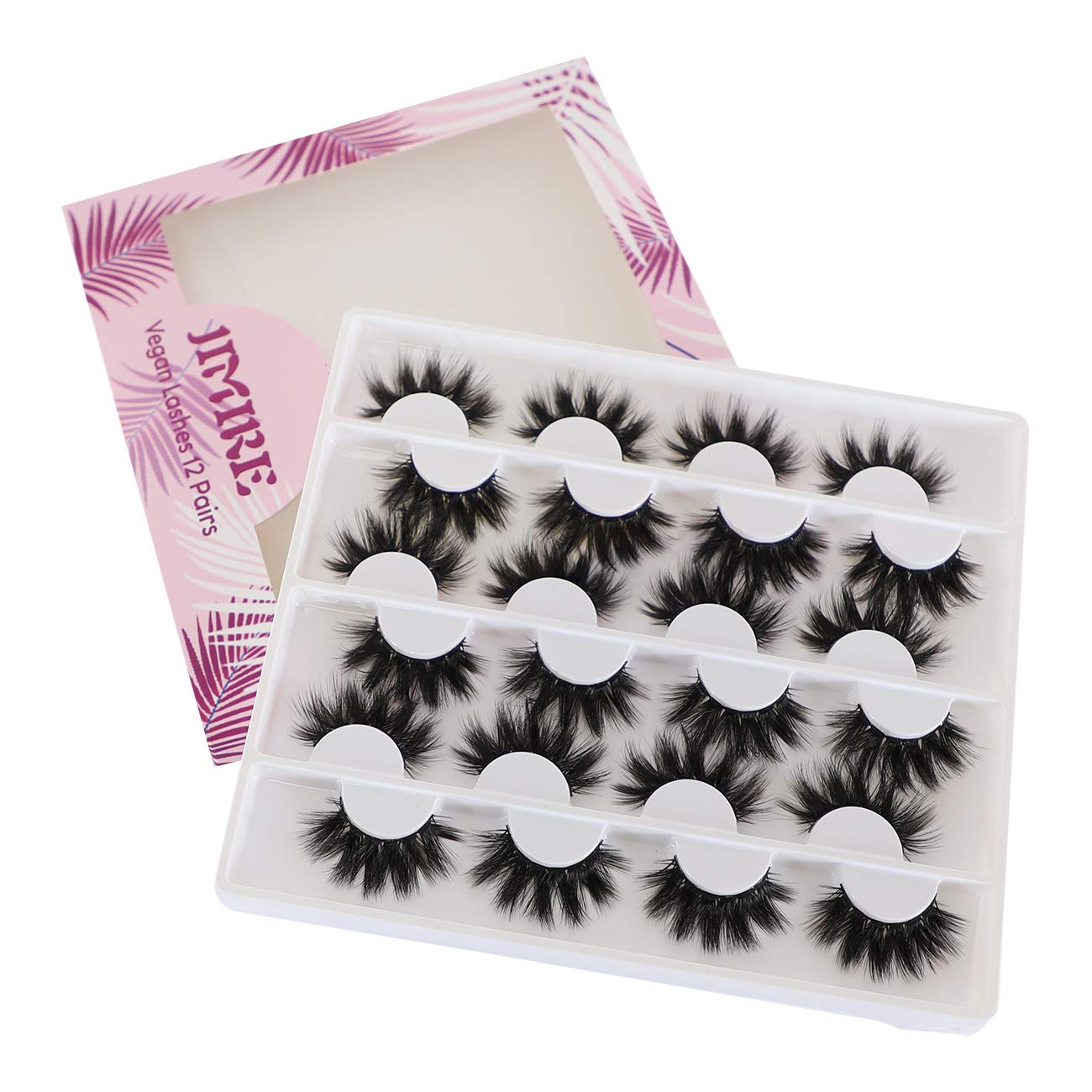 JIMIRE reusable lashes can be worn 3-5 times with proper care