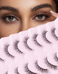 Jiocolor pestanas con apariencia natural 3D para un look suave y definido.