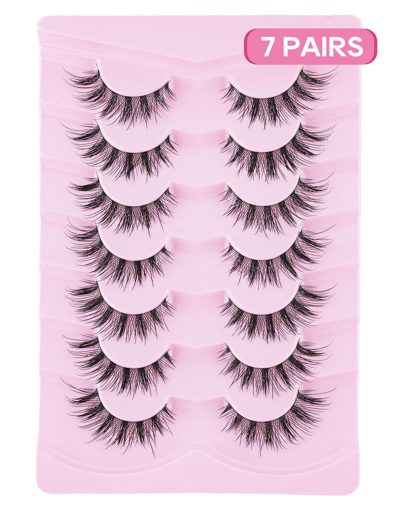 Pestañas Jiocolor efecto natural para uso diario.