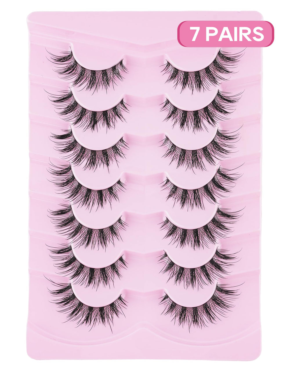 Pestañas Jiocolor efecto natural para uso diario.