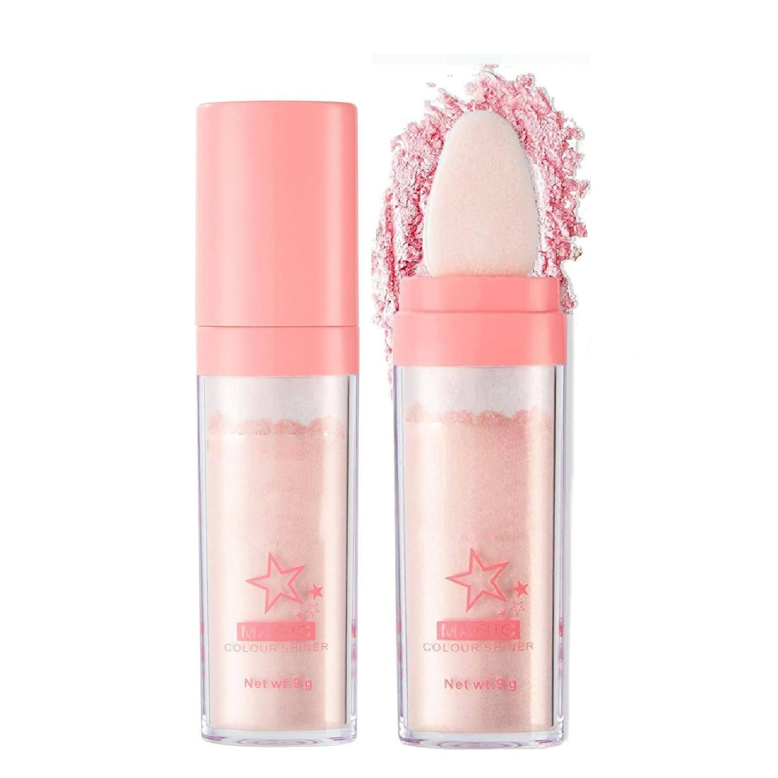 Iluminador JISKG con cabeza extendida para un brillo suave en el rostro