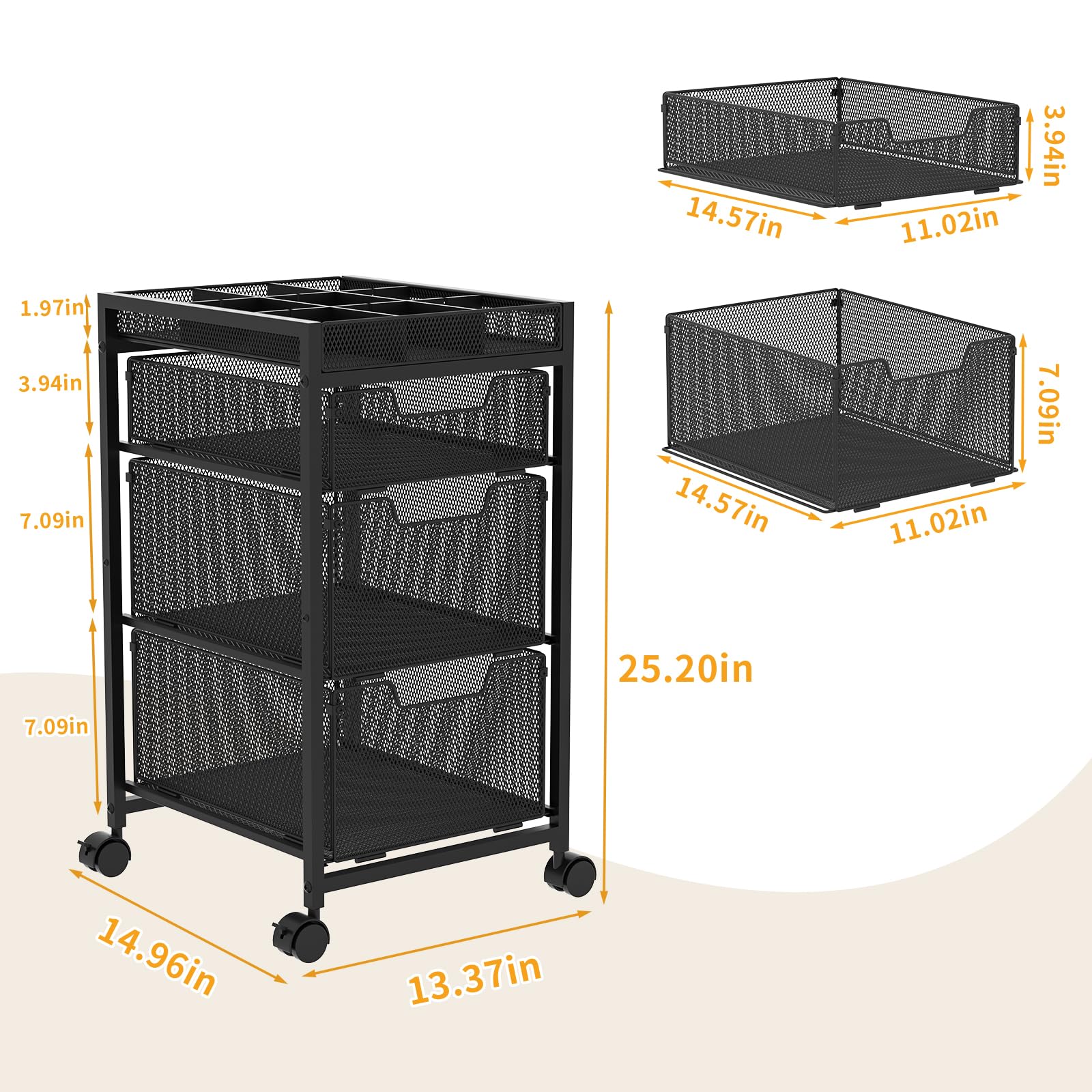 JKsmart diseño compacto y estable para tocador o escritorio.