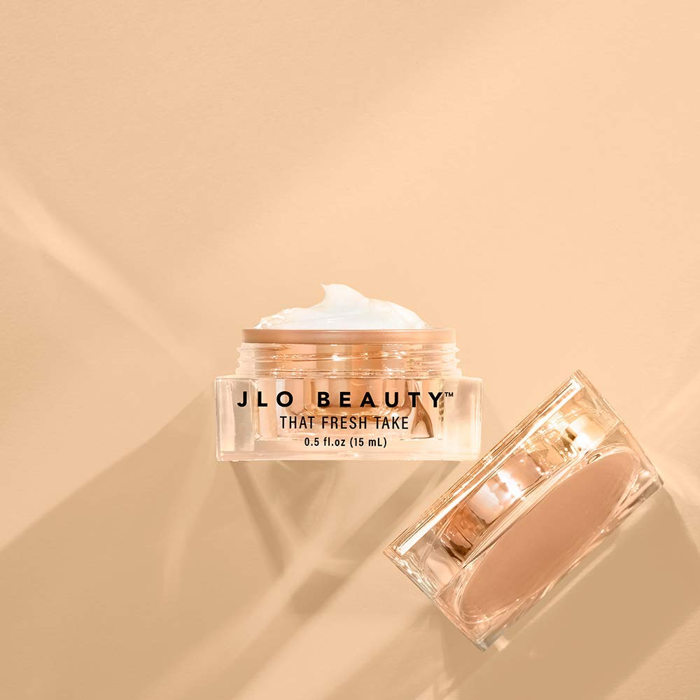 Envase de 0,5 onzas de JLO BEAUTY, fácil de usar.