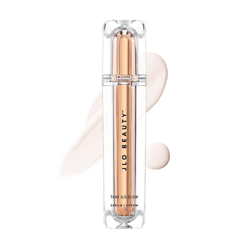 JLO BEAUTY suero brillo-dosificador para luminosidad duradera.