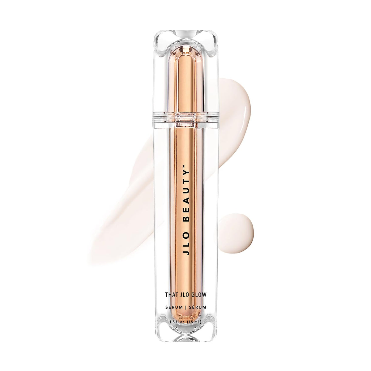 JLO BEAUTY suero brillo-dosificador para luminosidad duradera.