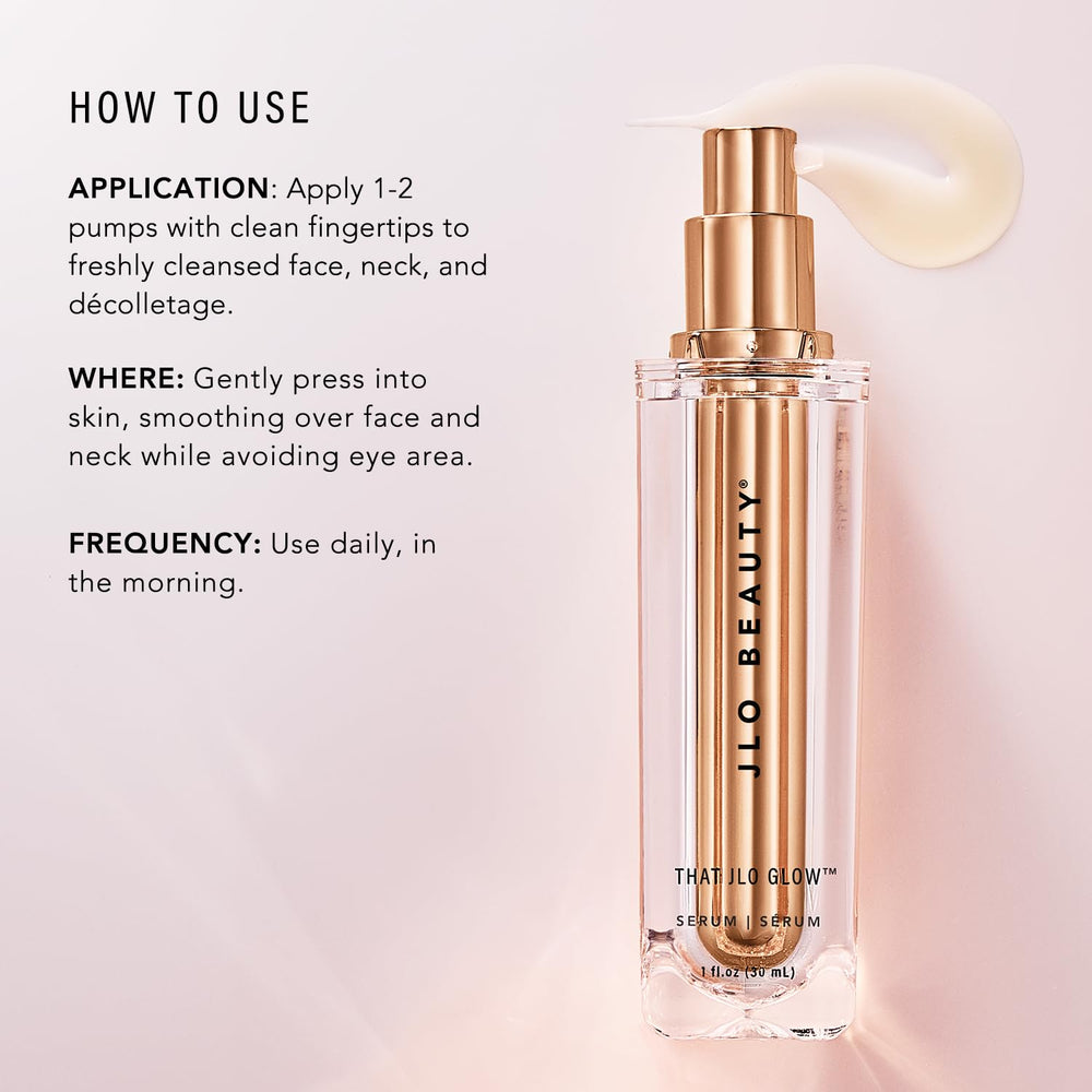 JLO BEAUTY suero radiancia-diaria que hidrata y aporta brillo.