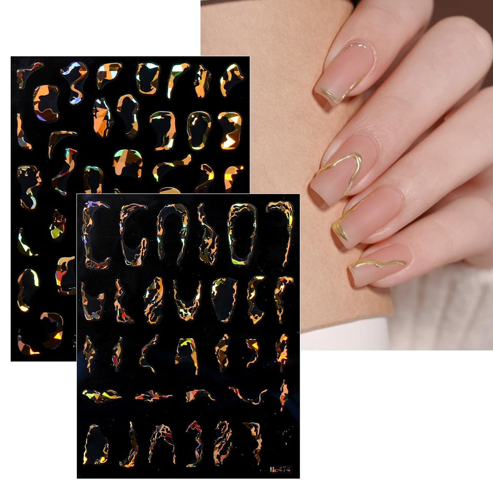 jmeowio: adhesivos fáciles de aplicar en uñas naturales o acrílicas para acabado instantáneo