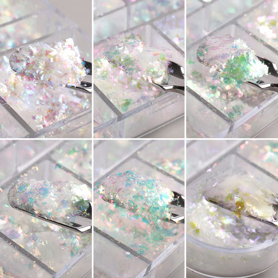jmeowio destellos de arte para uñas, ideal para manualidades y decoración