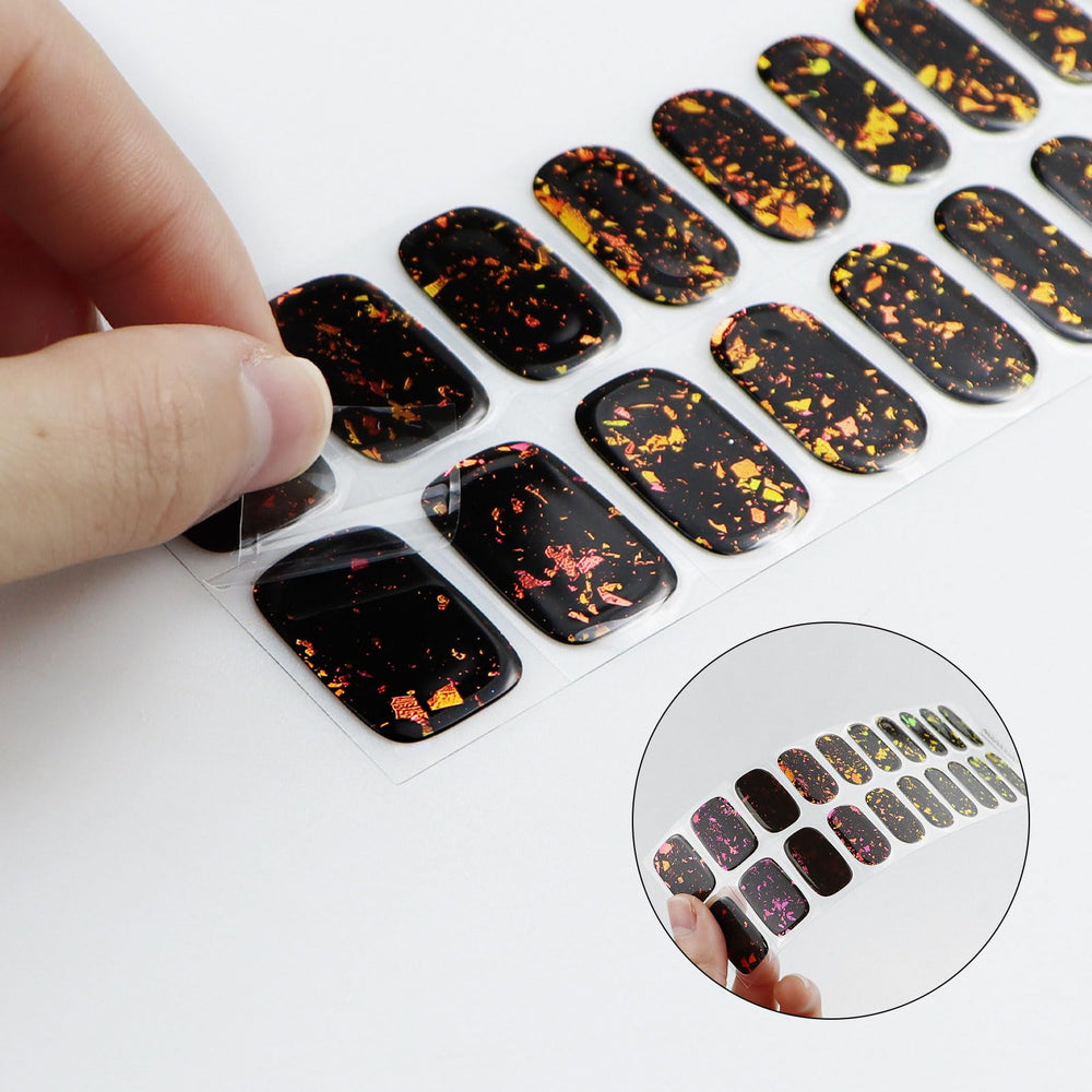 Muestra de diseños de uñas semicuradas de jmeowio