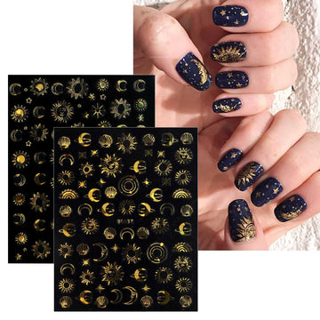 JMEOWIO: diseños coloridos en uñas con acabado brillante.