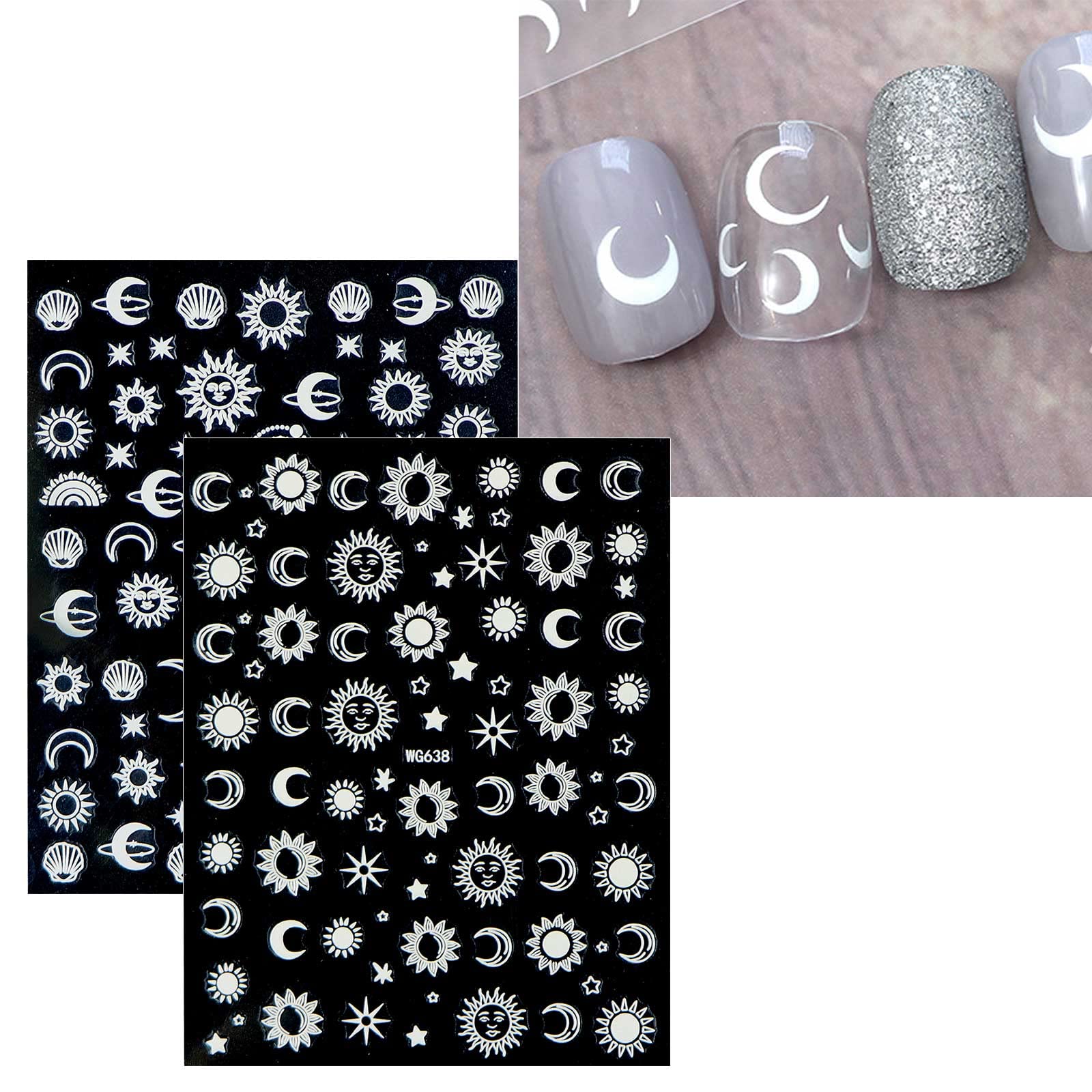 JMEOWIO: motivos de puntos y diamantes para destacar las uñas.