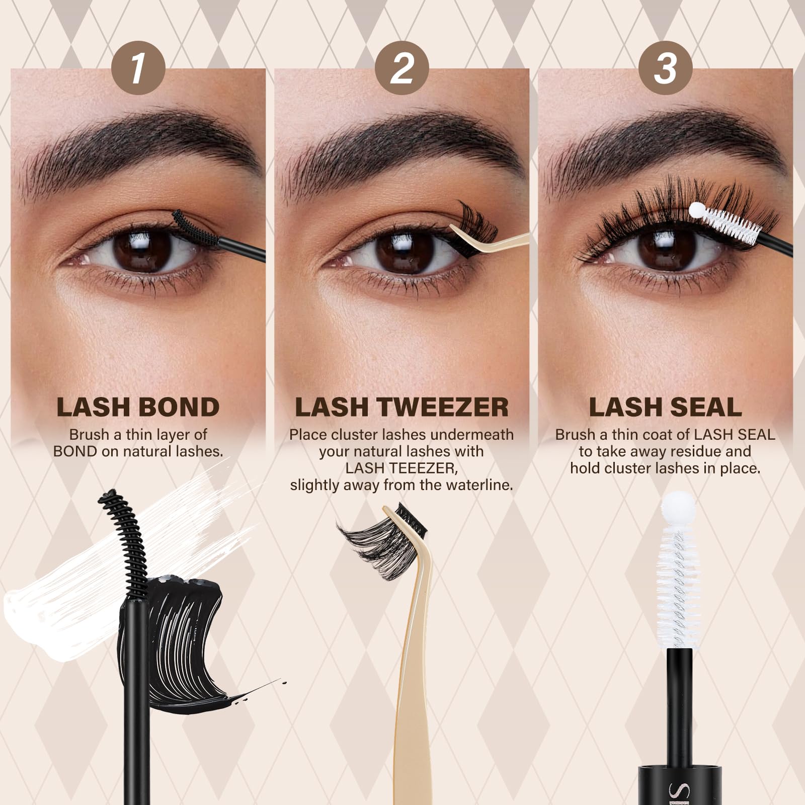 JMS&JMS Caja del kit lash: lista para empezar a practicar en casa.