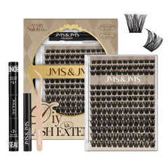 JMS&JMS Lash Clusters Kit: kit DIY para crear pestañas en casa, cómodo y práctico.