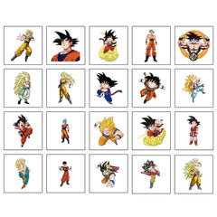 Tatuaje Dragon Ball de JMYUJX aplicado en la piel de forma rápida.