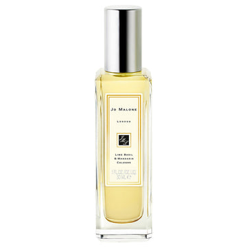 Jo Malone Lime Basil & Mandarin spray delivering a bright herbal-citrus aroma for daily use.
