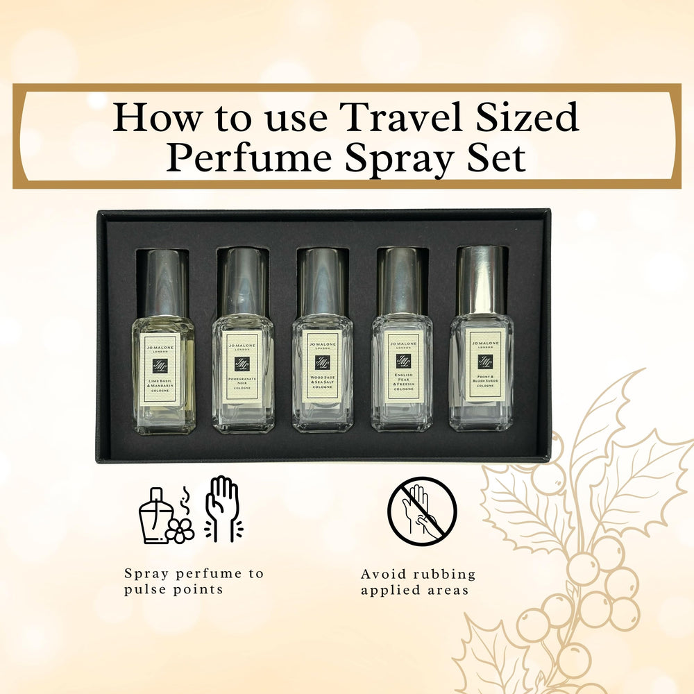 Jo Malone mini fragancias lima albahaca y mandarina, aroma refrescante para cualquier ocasión.