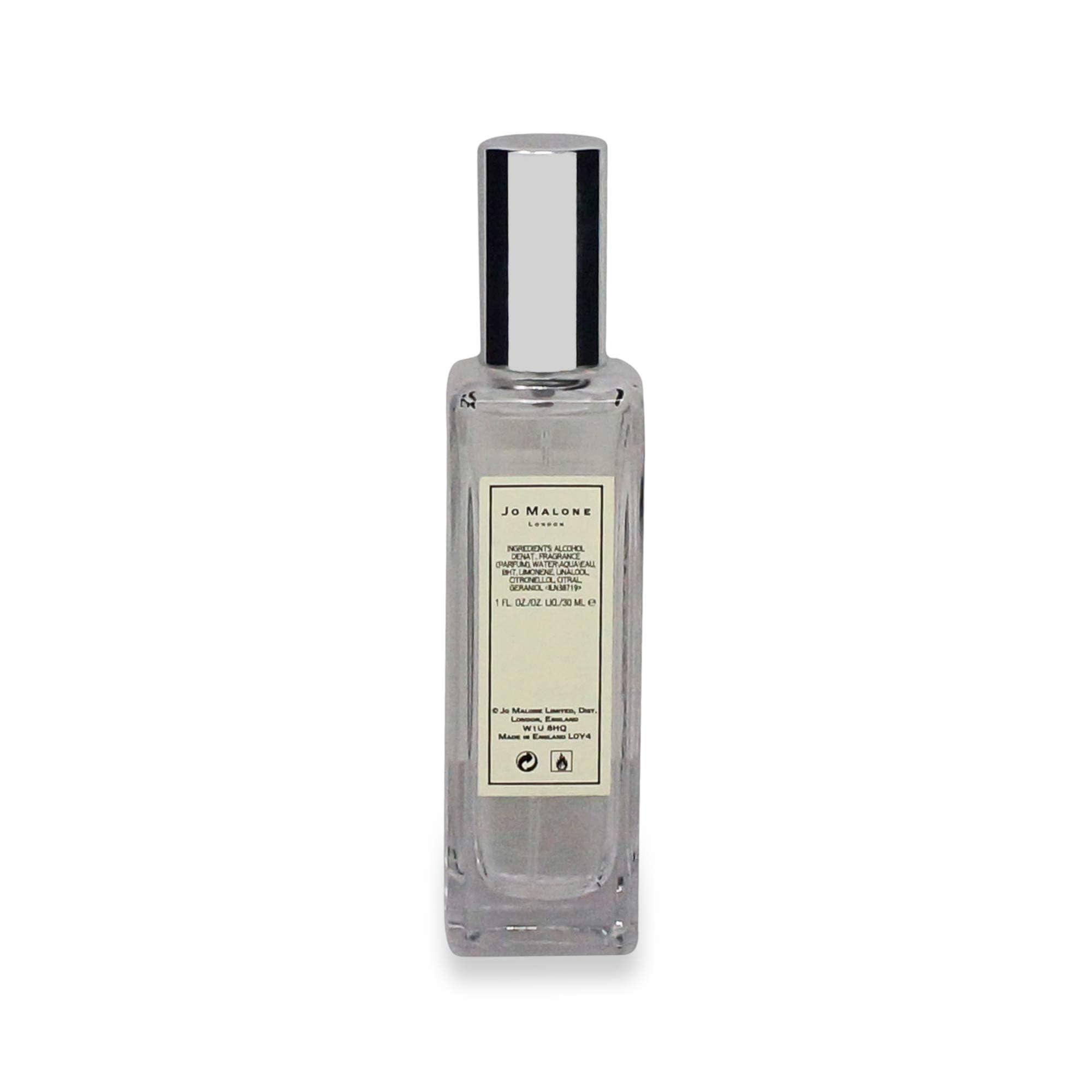 Jo Malone Flor de Albaricoque y Miel, envase de lujo con etiqueta.