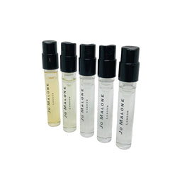 Jo Malone set de 5 viales: descubre fragancias para uso diario y ocasiones.