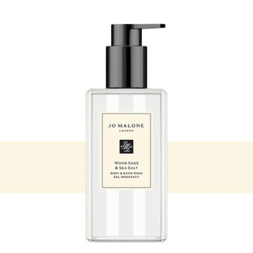 Jo Malone Wood Sage & Sea Salt aroma ligero para pieles sensibles.