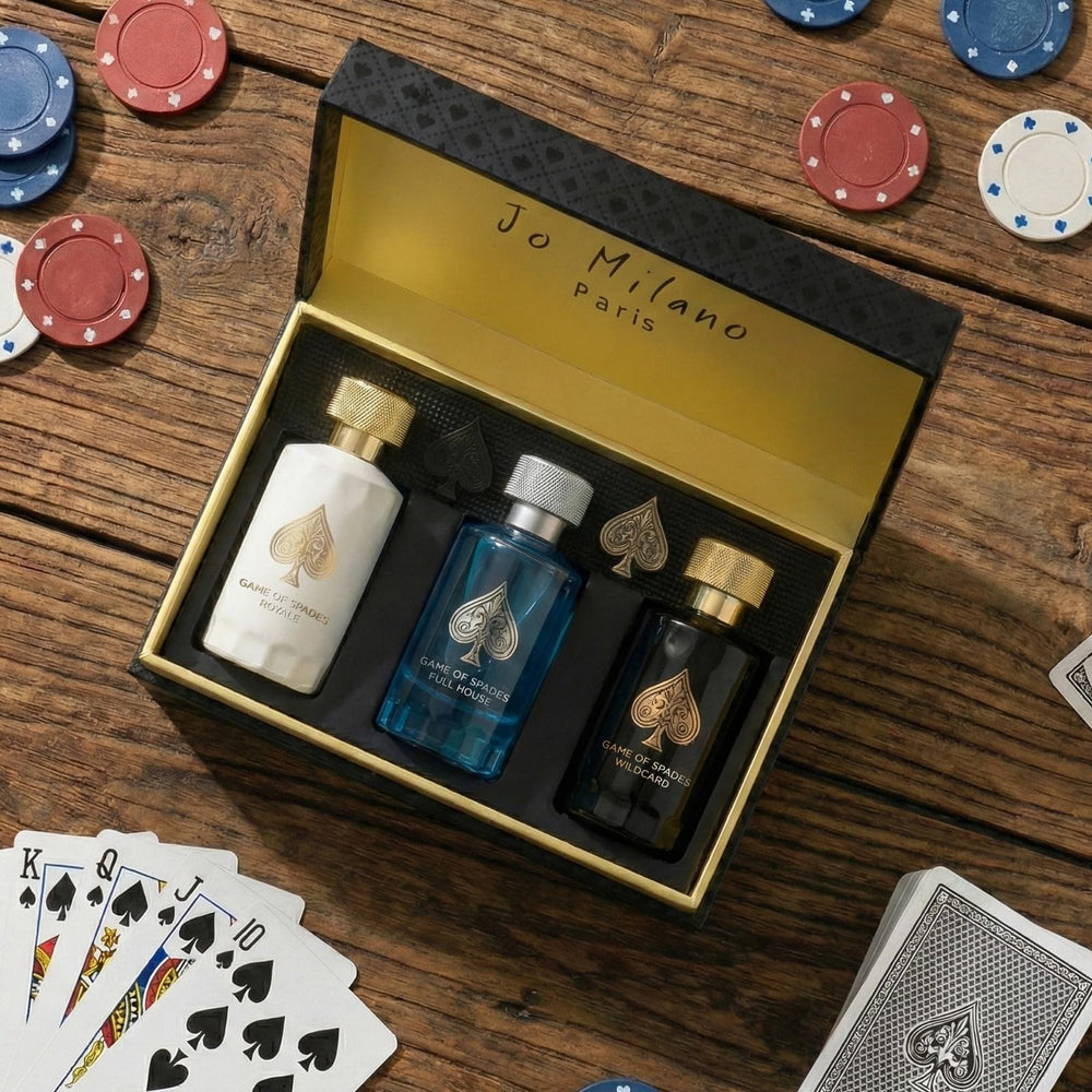 Caja de presentación Jo Milano Game of Spades colección de lujo