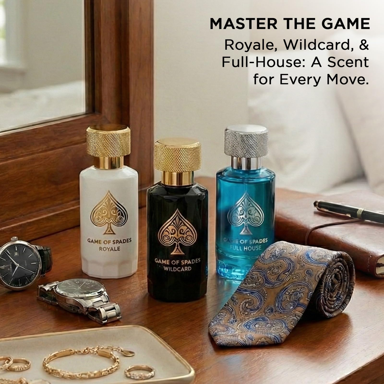 Colección Jo Milano Game of Spades regalo elegante para ocasiones