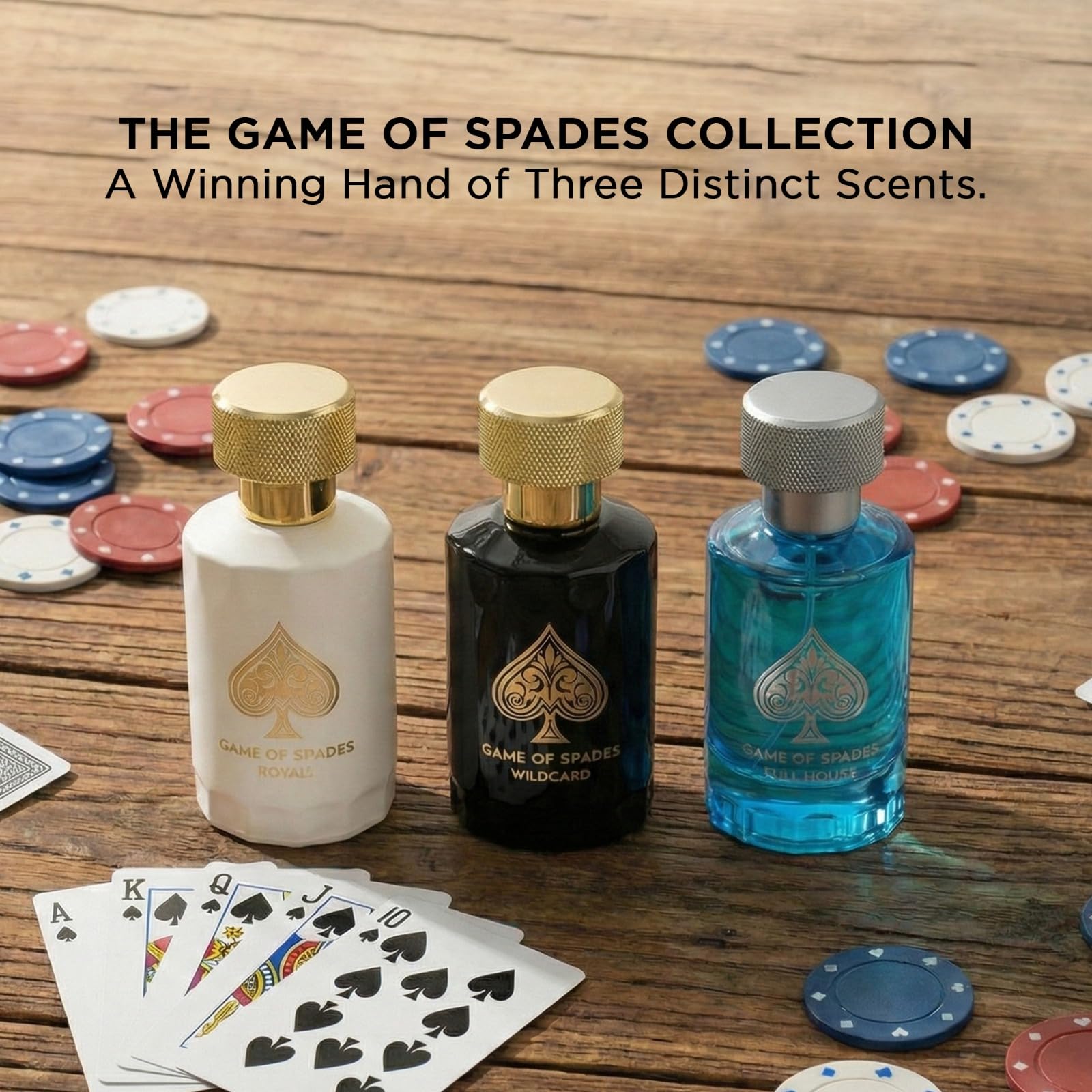 Tamaño viaje de 30 ml Jo Milano Game of Spades para bolso