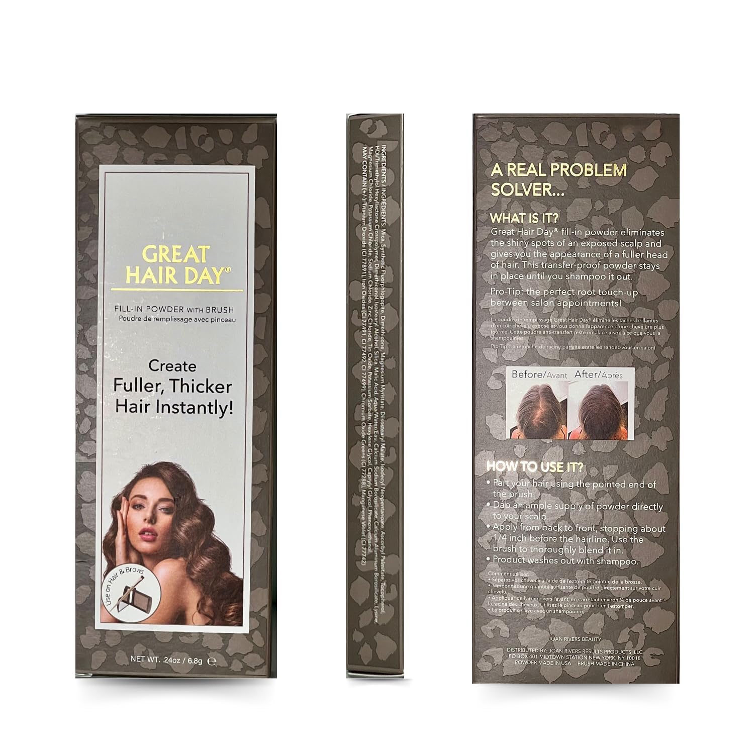 Joan Rivers Great Hair Day: kit pratique pour retouches sur 90 jours.