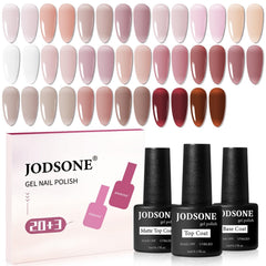 JODSONE set de gel translúcido para uñas, ideal para manicura en casa.