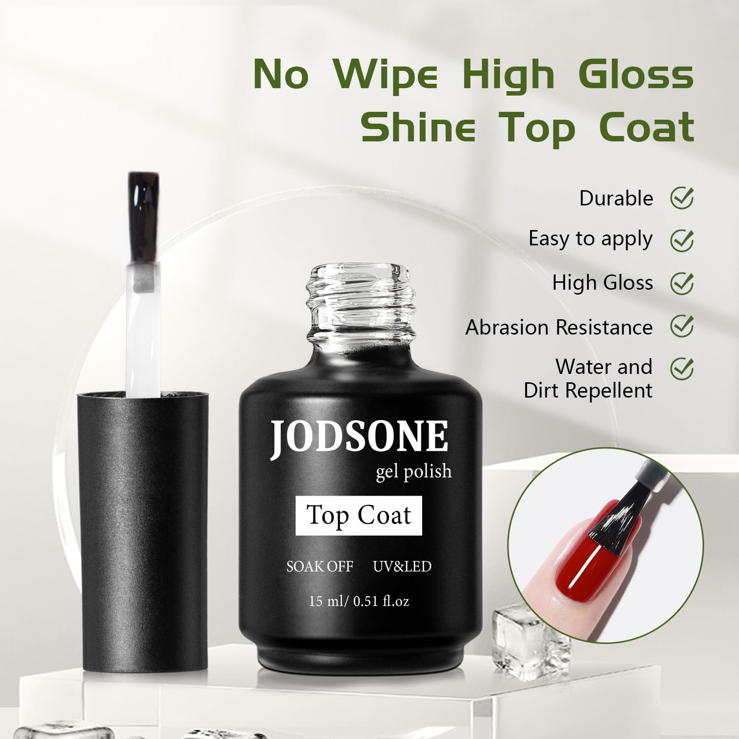 JODSONE aplicación para uñas UV y acrílicas, versátil y fácil de usar.