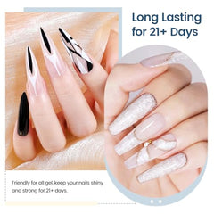 Aplicación suave de JODSONE Base Coat Gel para capa base precisa