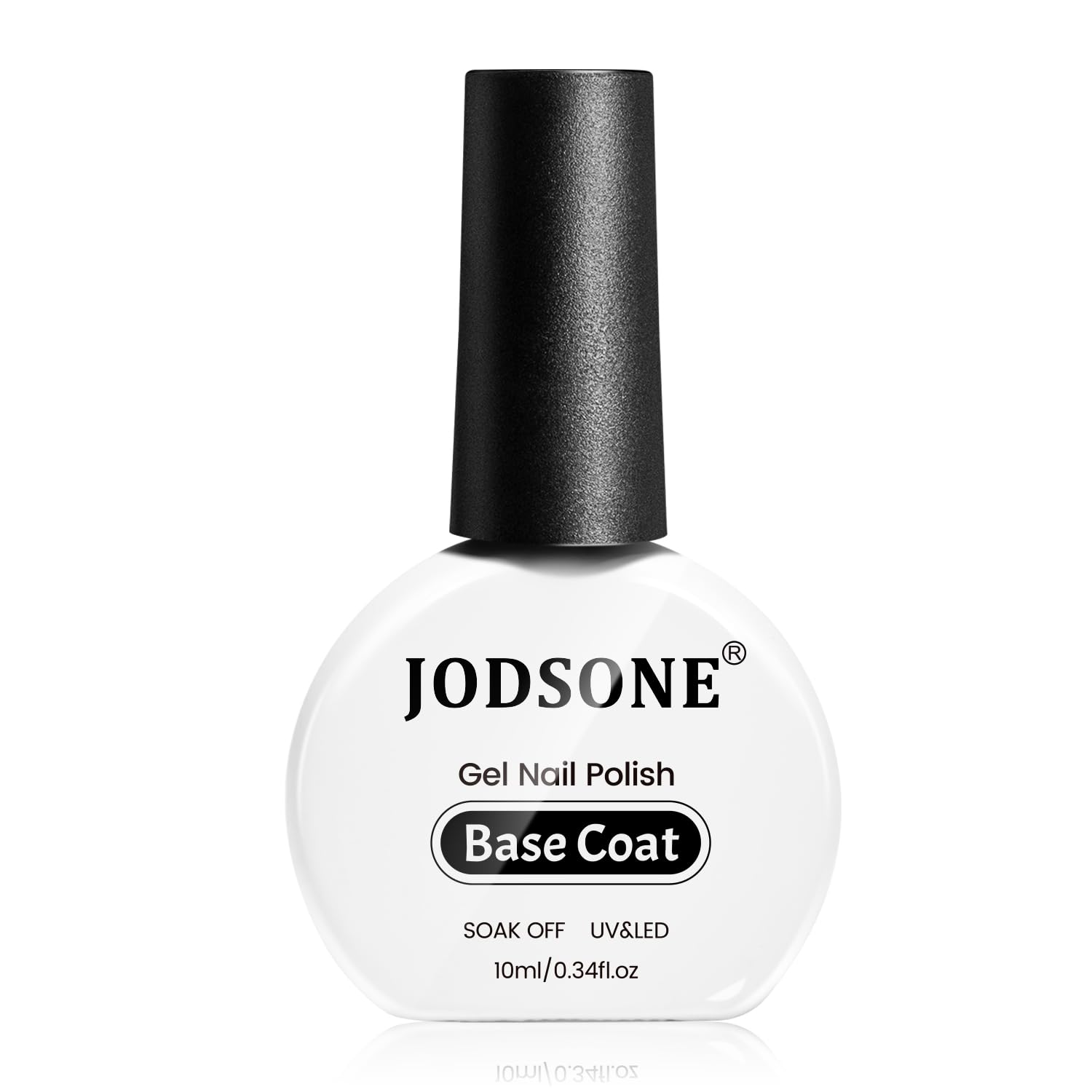 JODSONE Base Coat Gel envase de 10 ml, ayuda a adherir el esmalte para uñas más duraderas