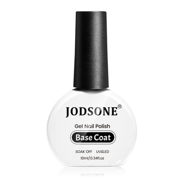 JODSONE Base Coat Gel envase de 10 ml, ayuda a adherir el esmalte para uñas más duraderas