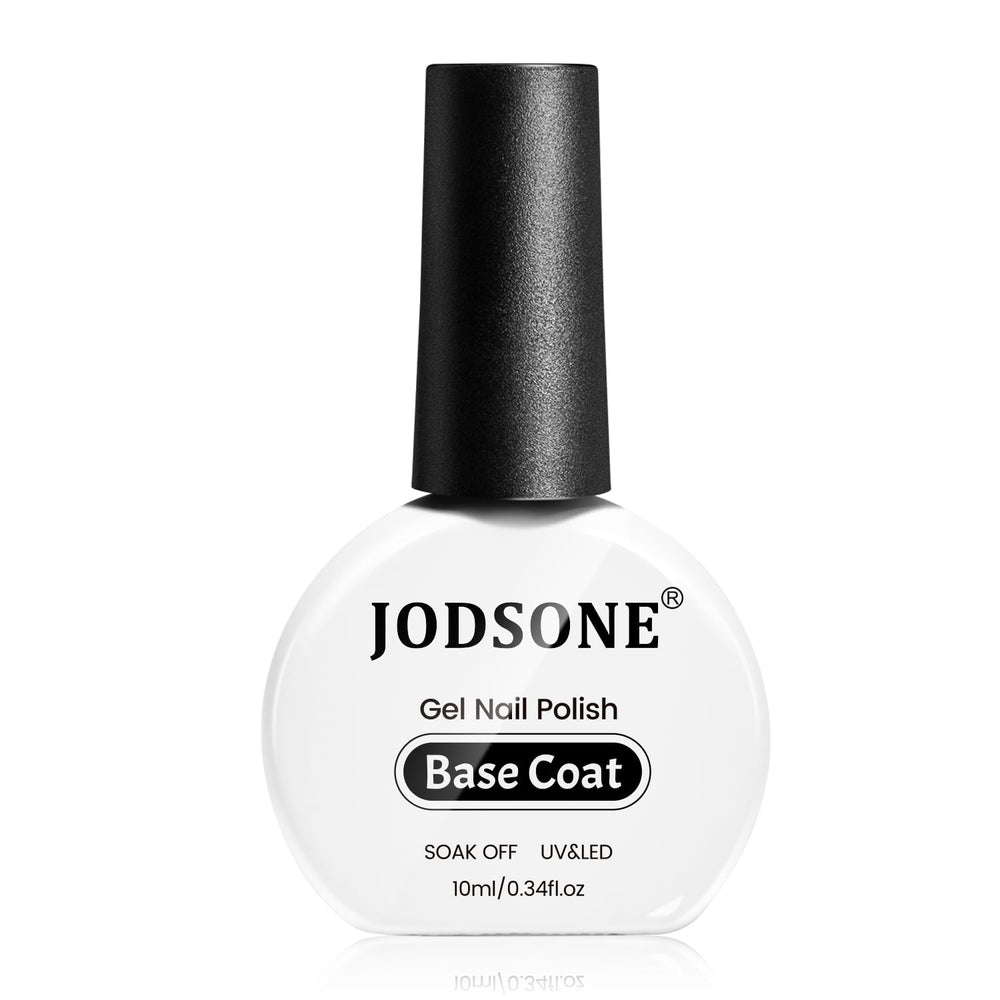 JODSONE Base Coat Gel envase de 10 ml, ayuda a adherir el esmalte para uñas más duraderas