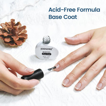 JODSONE Base Coat Gel fórmula a base de plantas para uñas sanas