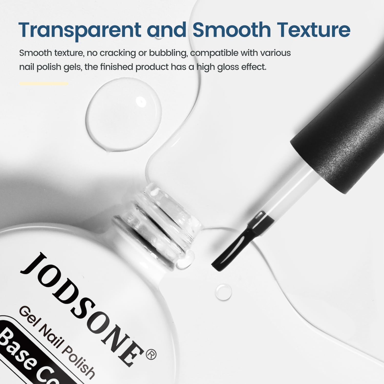 JODSONE Base Coat Gel retirada fácil al despegar sin dañar la uña