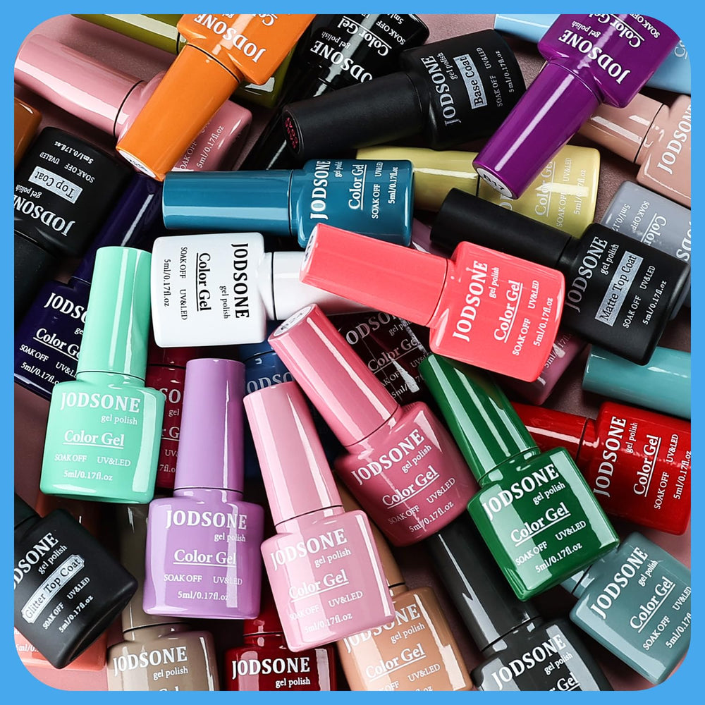 JODSONE base vernis gel: support fiable pour une adhérence et une couleur optimisées.