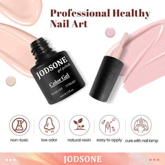 JODSONE brillo-gel, acabado reluciente para uñas pulidas.