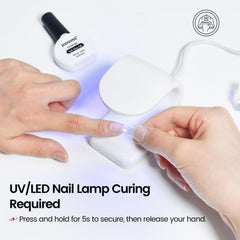 JODSONE se cura con luz UV para fijar rápido.
