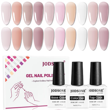 Esmalte gel JODSONE: set de 12 piezas para manicura en casa.