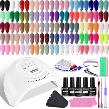 Kit de gel para uñas JODSONE con lámpara UV para uso en casa