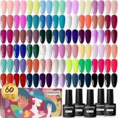 Conjunto JODSONE: 55 colores en gel para uñas, estilo variado.