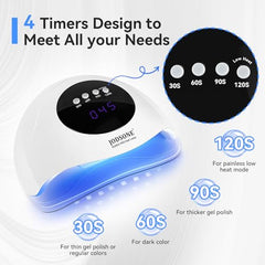 Lámpara JODSONE UV/LED, curado rápido para gel de uñas.