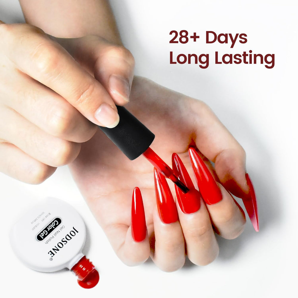 Lámpara LED en uso con JODSONE para curado rápido de uñas.