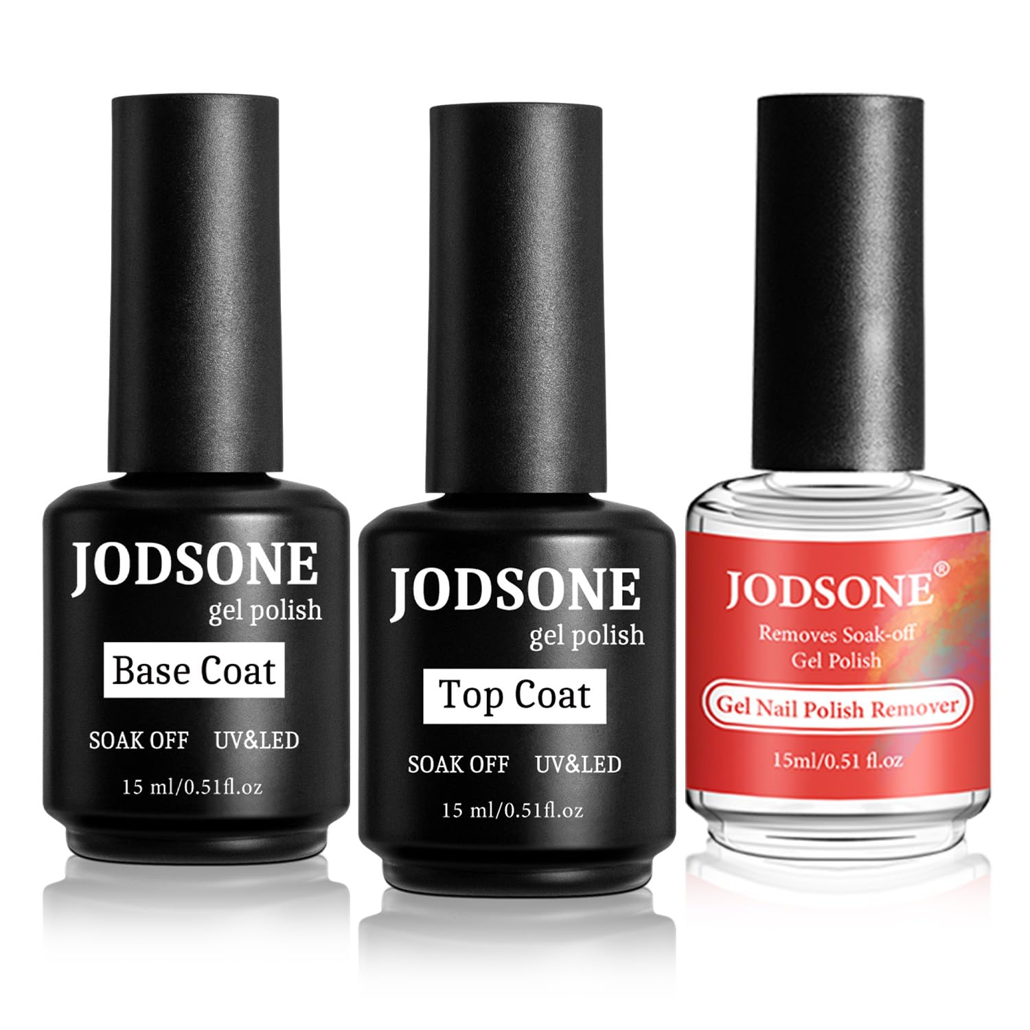JODSONE remover gel uñas, 15 ml, facilita retirada rápida del gel en casa.