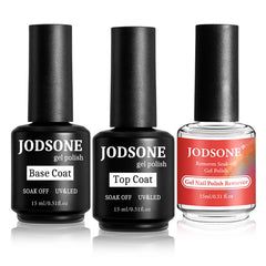JODSONE remover gel uñas, 15 ml, facilita retirada rápida del gel en casa.